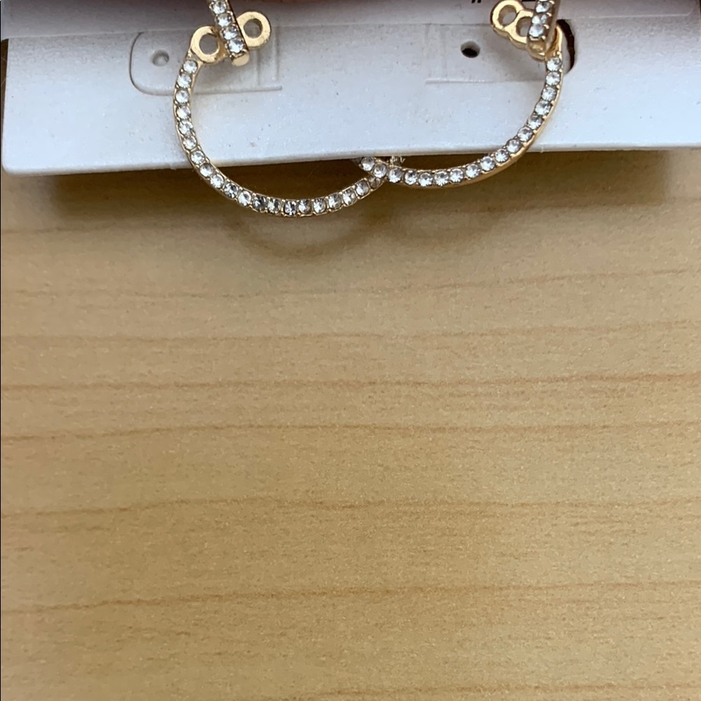 Elegant Gold and Silver Hoop Earrings